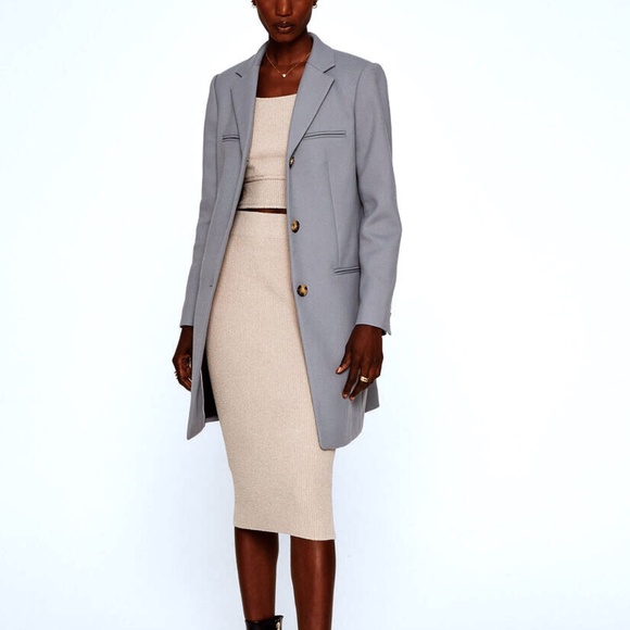 Three-Button Coat - Brand New - NEVER WORN - Weathered Blue - Picture 1 of 5